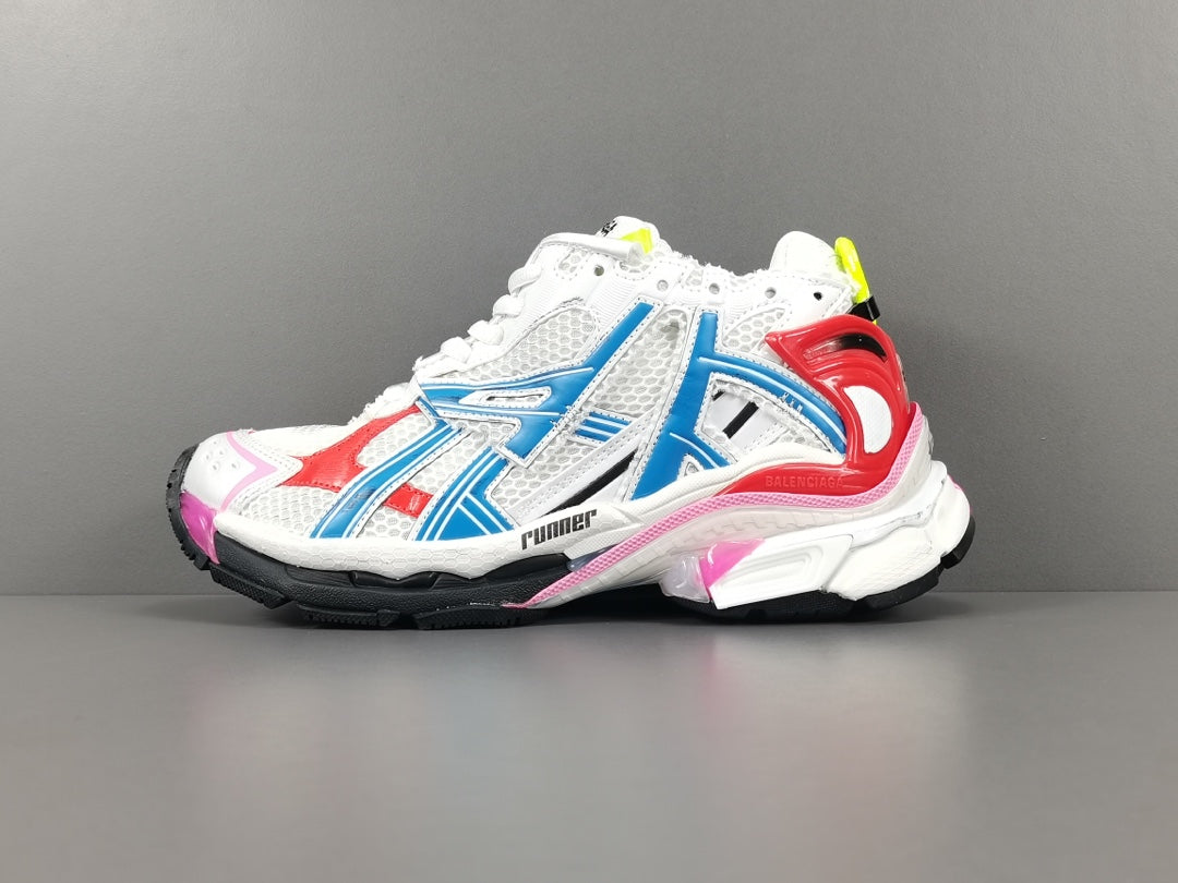 Balenciaga Runner Sneaker White Multi-Color