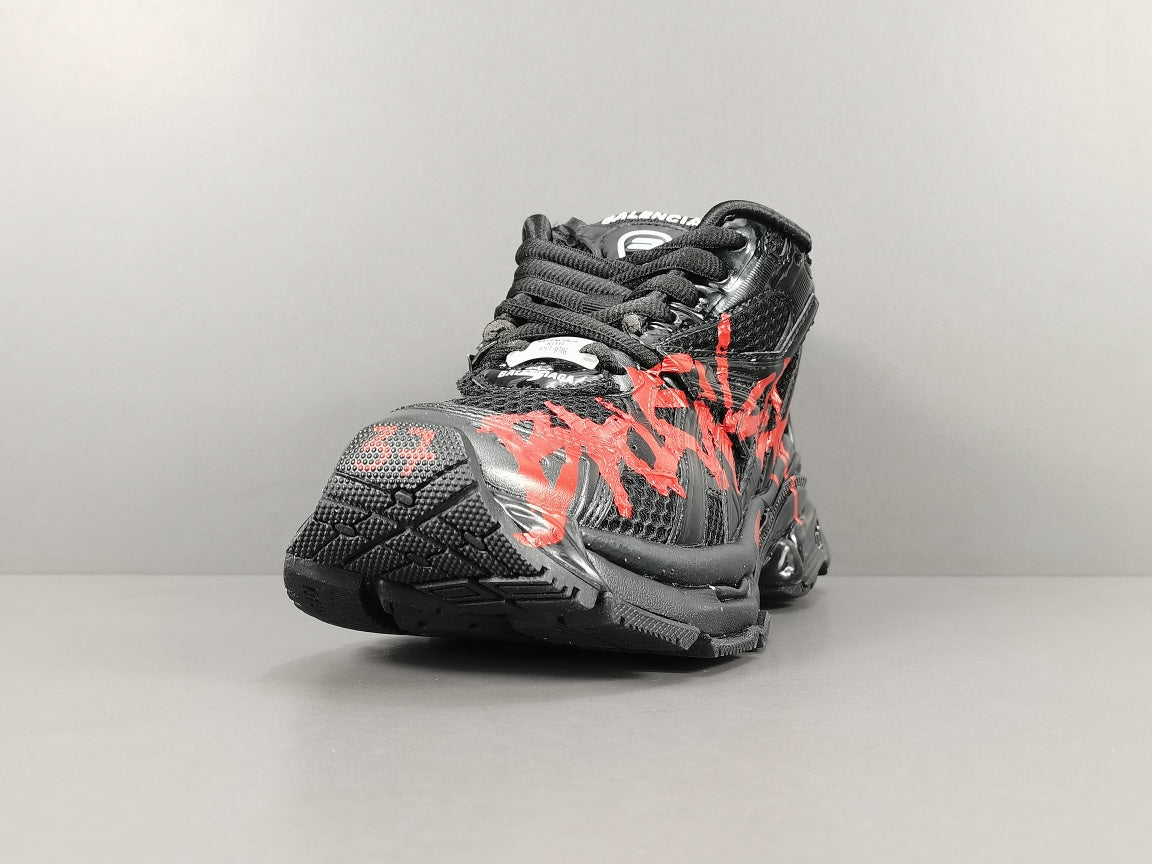Balenciaga Runner Sneacker Black Graffiti