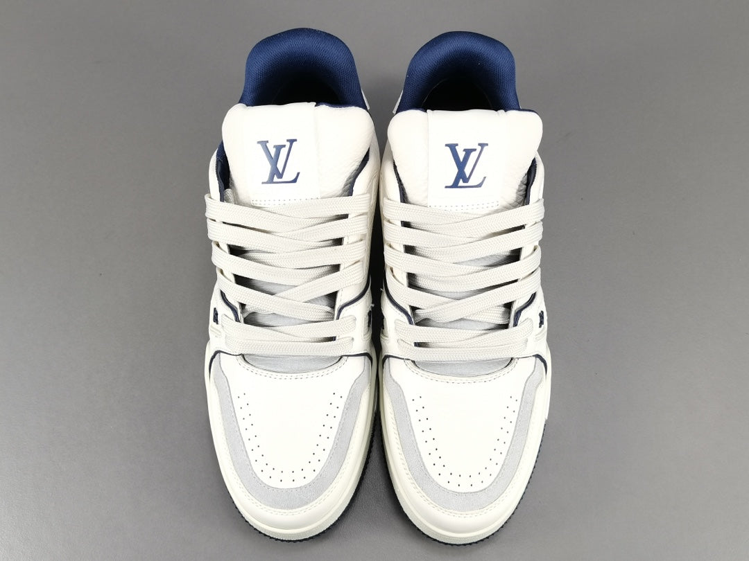 Louis Vuitton Trainer Low #54 Mini Monogram -Blue