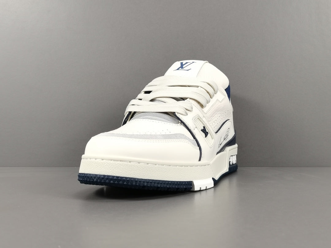 Louis Vuitton Trainer Low #54 Mini Monogram -Blue