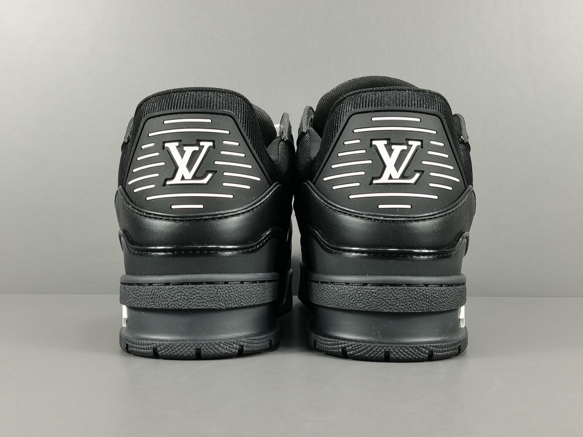 Louis Vuitton Trainer Embossed Monogram Black