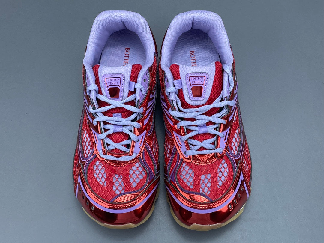 Bottega Veneta Orbit Sneaker Red