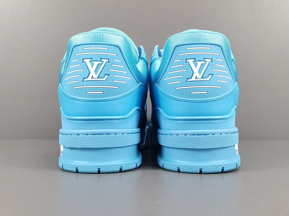 Louis Vuitton Trainer Embossed Monogram Blue