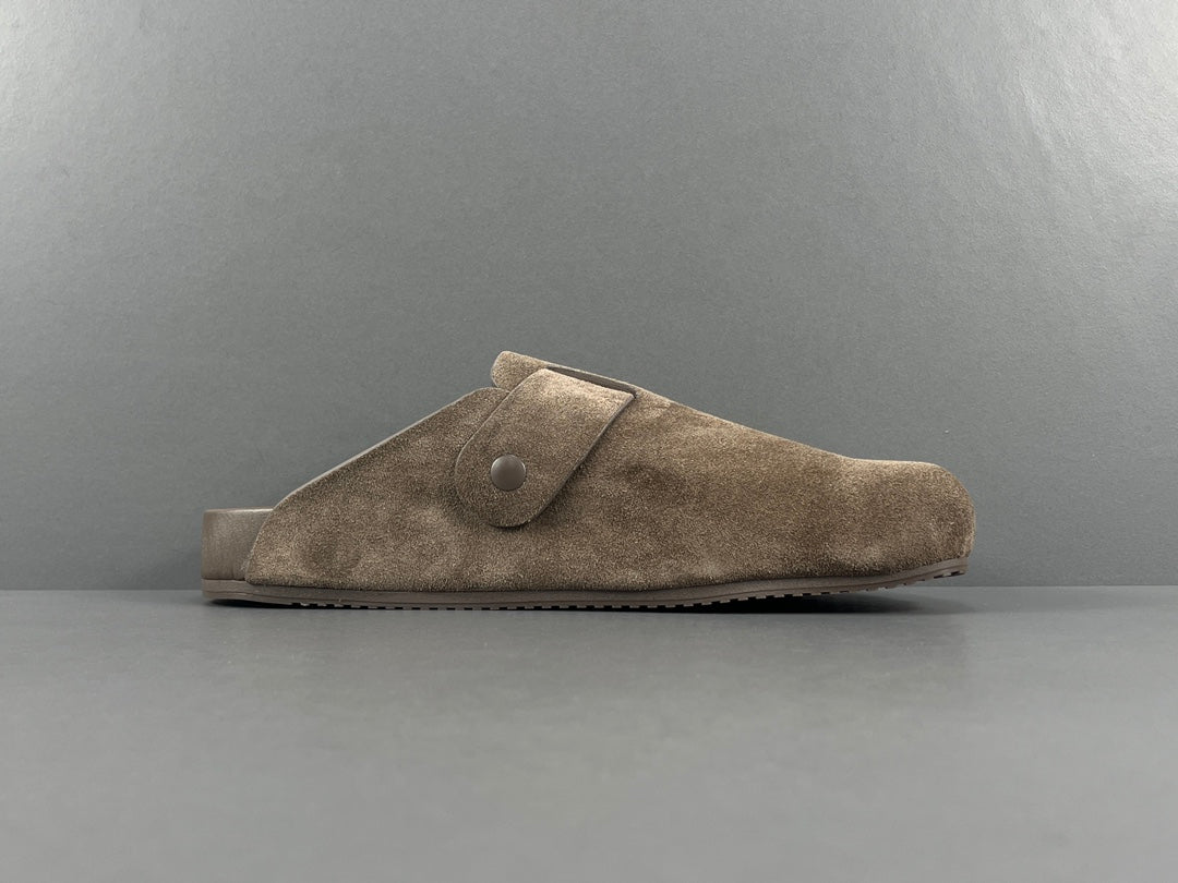 Balenciaga Sunday Suede Mule Brown