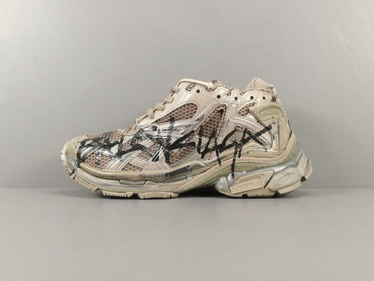 Balenciaga Runner Sneaker Brown Graffiti