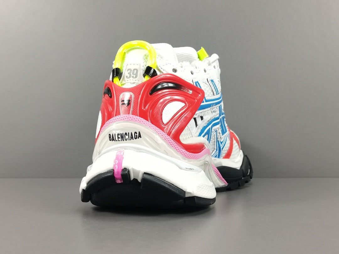 Balenciaga Runner Sneaker White Multi-Color