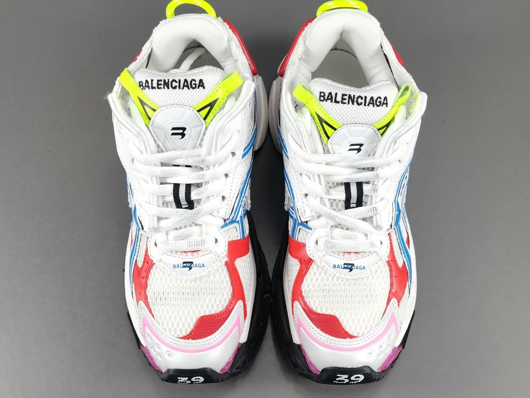 Balenciaga Runner Sneaker White Multi-Color
