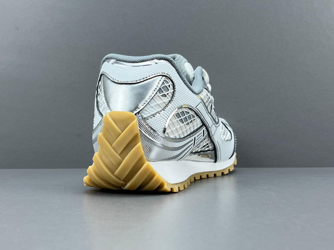 Bottega Veneta Orbit Sneaker White Silver