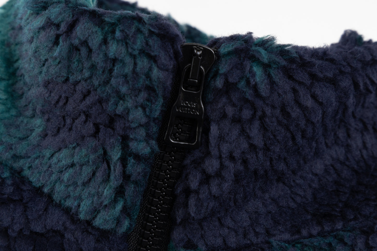 Louis Vuitton F/W 2023 Limited Edition X YK Blue Faces Fleece Jacket