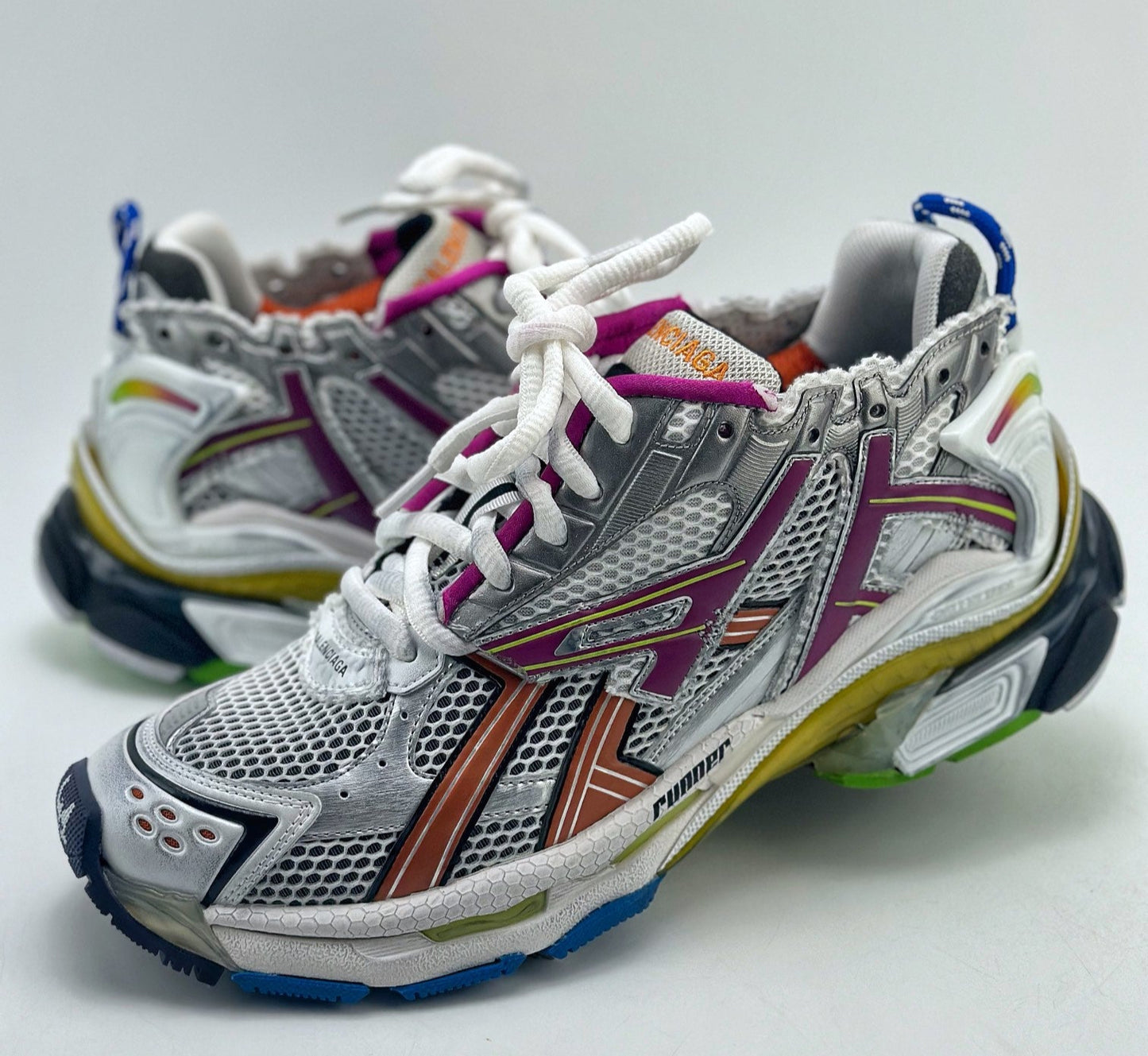 Balenciaga Runner Sneaker Grey Multi-Color