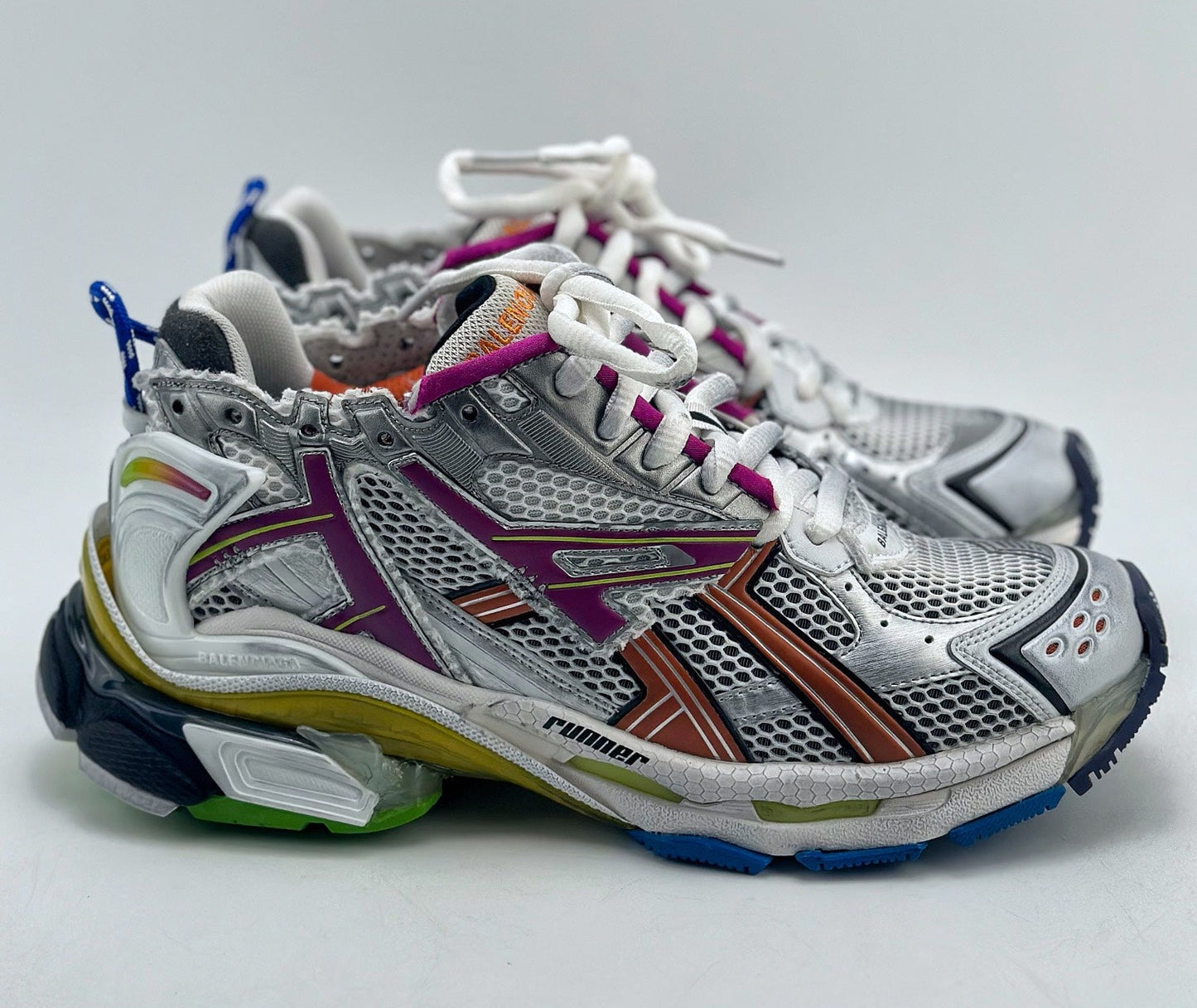 Balenciaga Runner Sneaker Grey Multi-Color