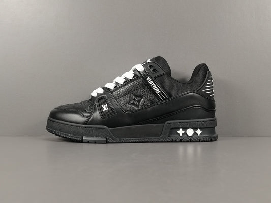 Louis Vuitton Trainer Embossed Monogram Black
