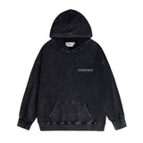 Essentials Oversized Black Hoodie Unique Design