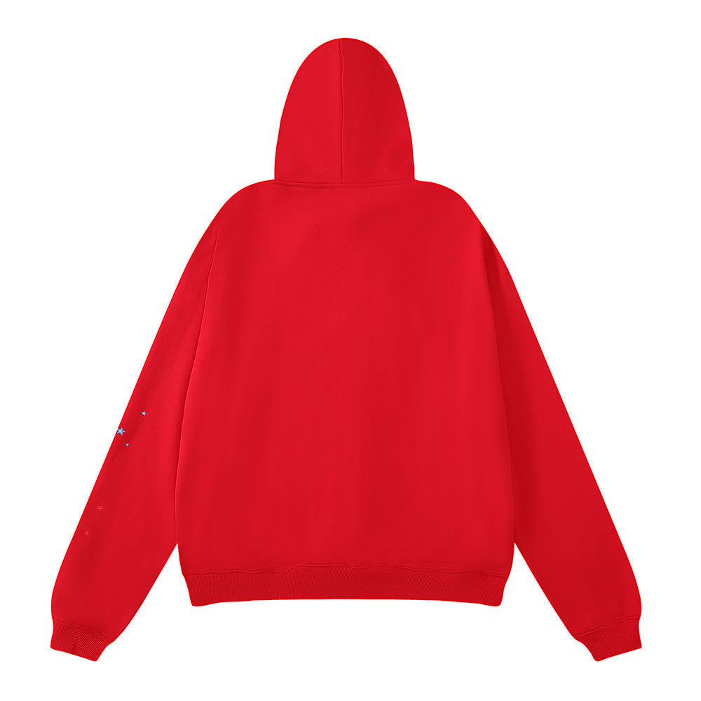 Sp5der Number 555 Hoodie Red