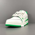 Louis Vuitton Trainer Low #54 Signature-White Green