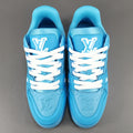 Louis Vuitton Trainer Embossed Monogram Blue