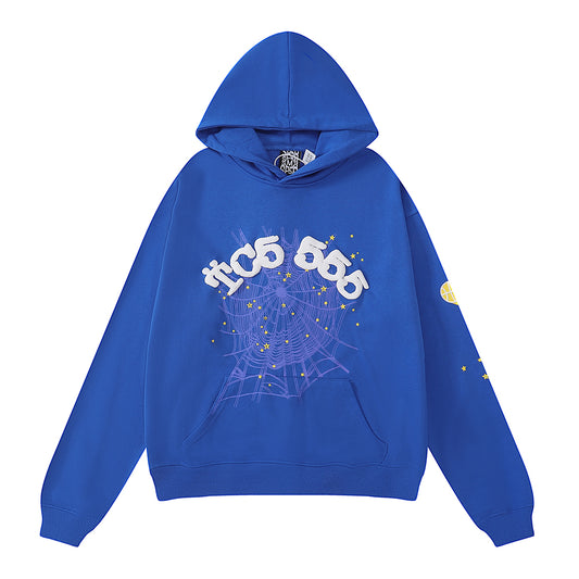 Sp5der 555 Hoodie Blue