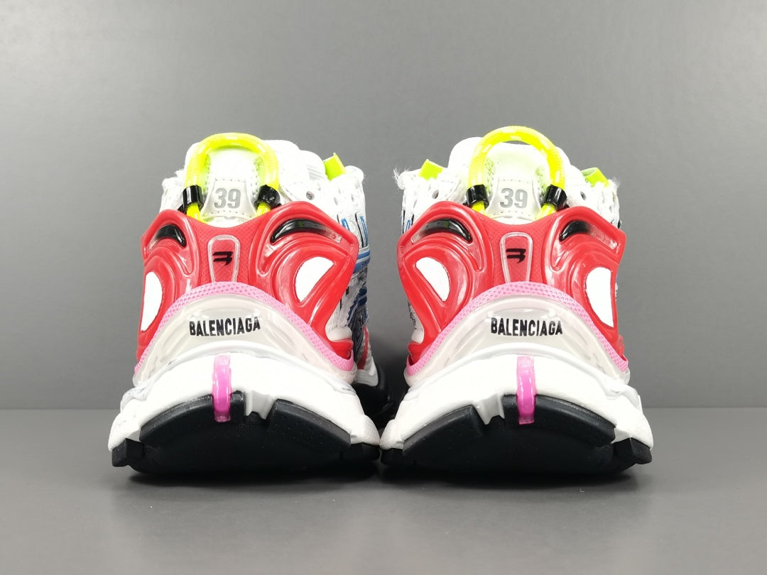 Balenciaga Runner Sneaker White Multi-Color