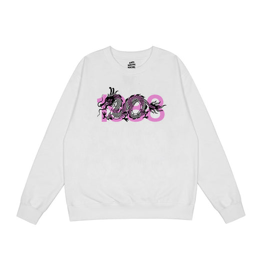 Anti Social Club Long Sleeve White 1988