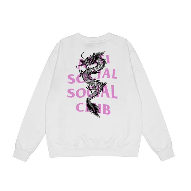 Anti Social Club Long Sleeve White 1988
