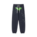 Set Of Sp5der Wait Web Hoodie and Pants Slate Grey