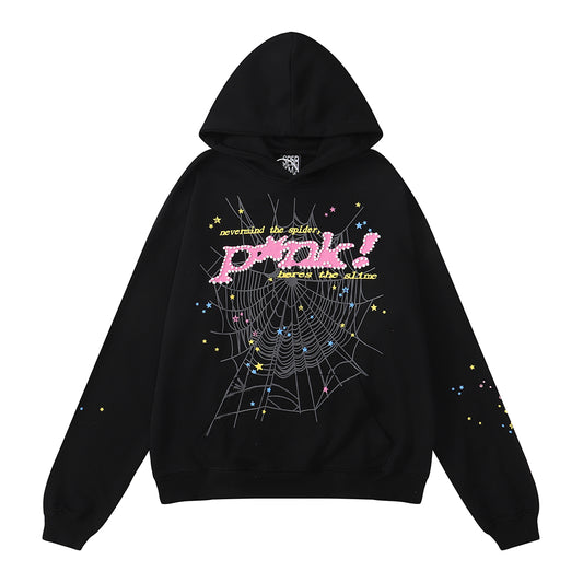 Sp5der P*nk Hoodie Black
