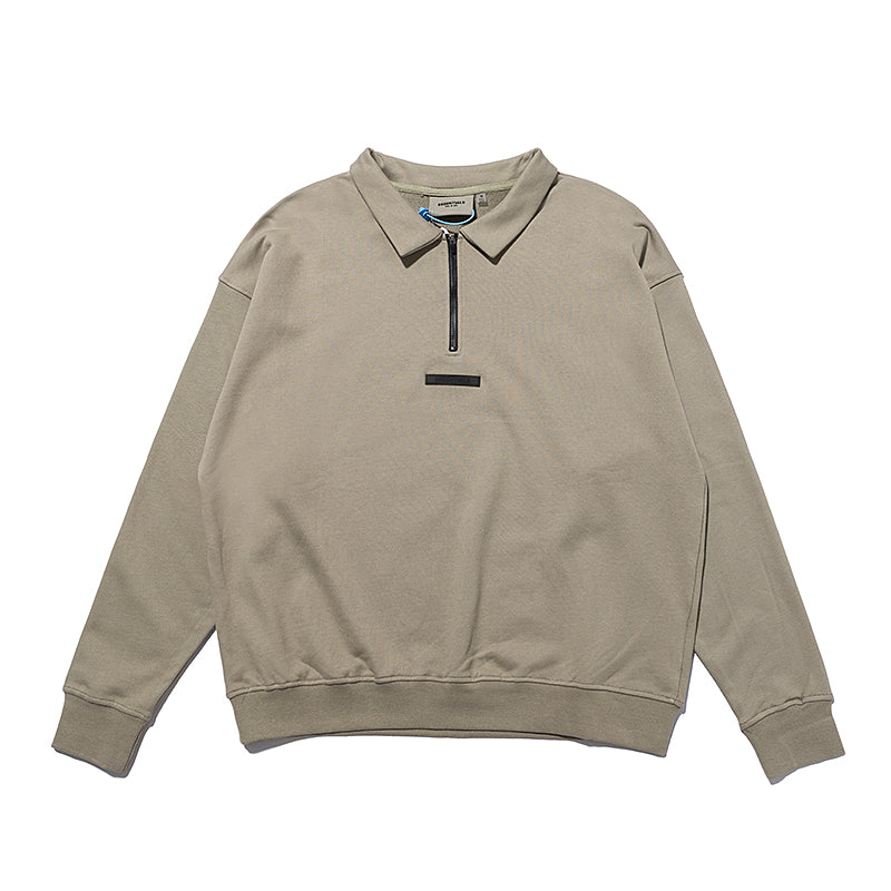Essentials Polo long sleeve Light Brown