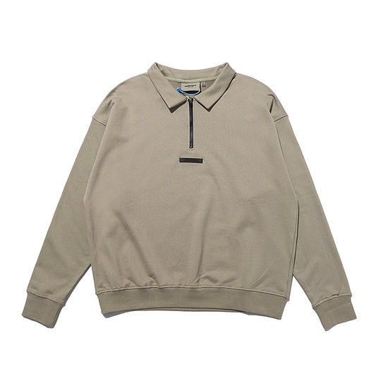 Essentials Polo long sleeve Light Brown