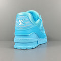 Louis Vuitton Trainer Embossed Monogram Blue