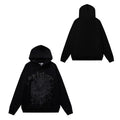 Set of Sp5der Phantom  Hoodie and Pants Black