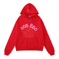 Sp5der Number 555 Hoodie Red