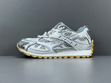 Bottega Veneta Orbit Sneaker White Silver