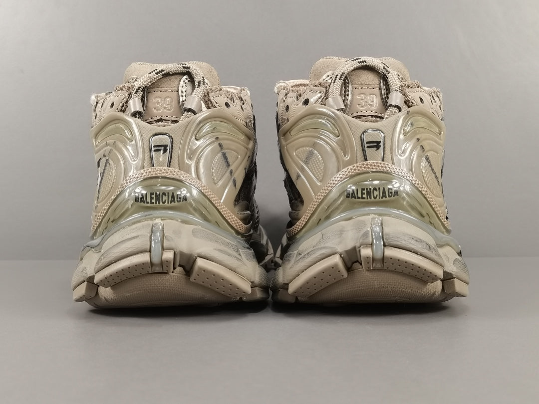 Balenciaga Runner Sneaker Brown Graffiti
