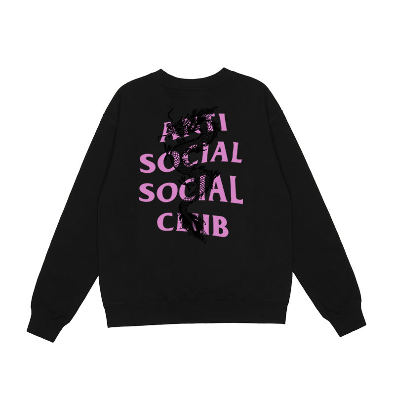 Anti Social Club Long Sleeve black 1988