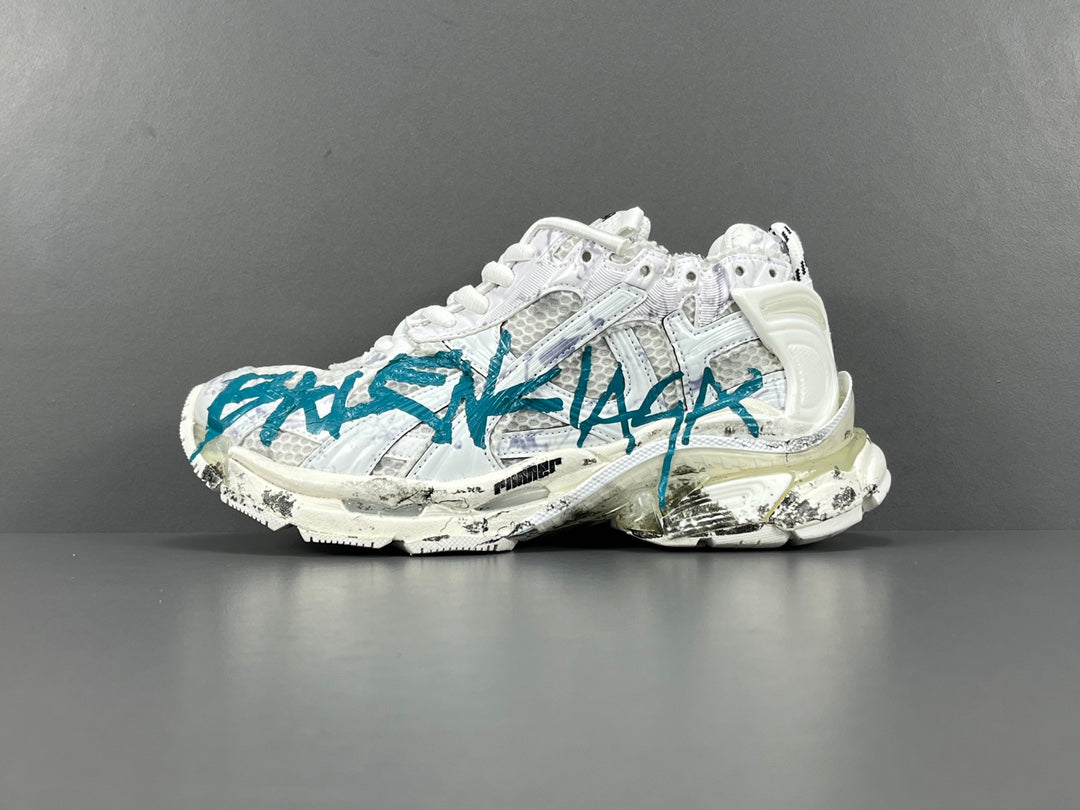 Balenciaga Runner White Graffiti
