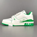 Louis Vuitton Trainer Low #54 Signature-White Green