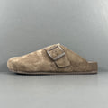Balenciaga Sunday Suede Mule Brown