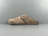 Balenciaga Sunday Suede Mule Brown