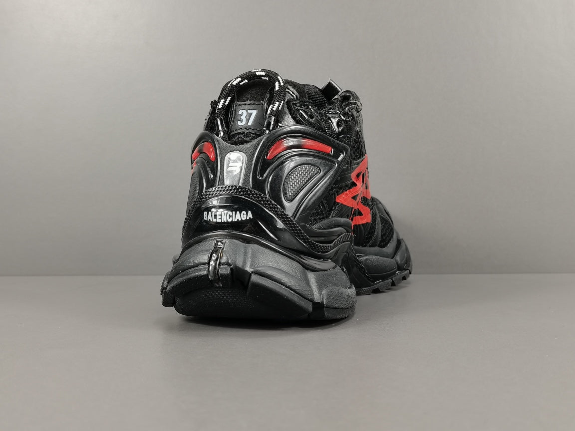 Balenciaga Runner Sneacker Black Graffiti