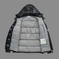 Moncler Maya Hooded short down jacket black