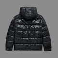 Moncler Maya Hooded short down jacket black