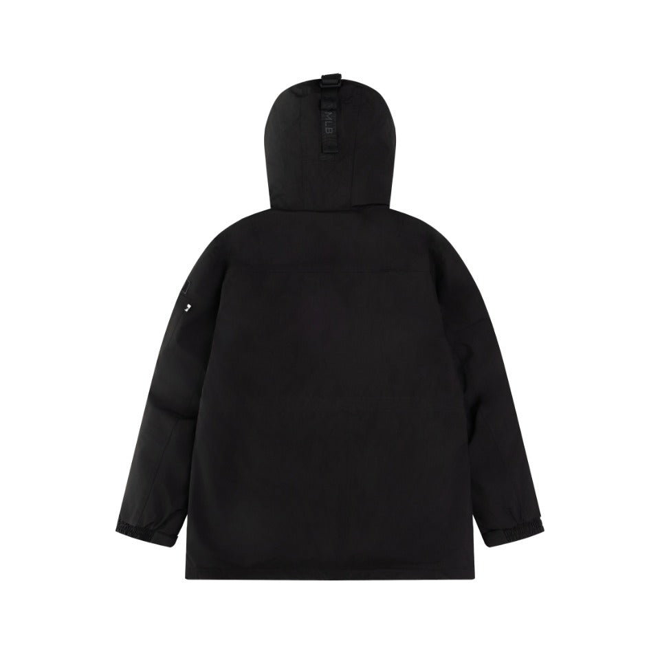 MLB New York Yankees hooded down jacket with a fur trim