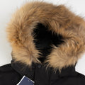 MLB New York Yankees hooded down jacket with a fur trim