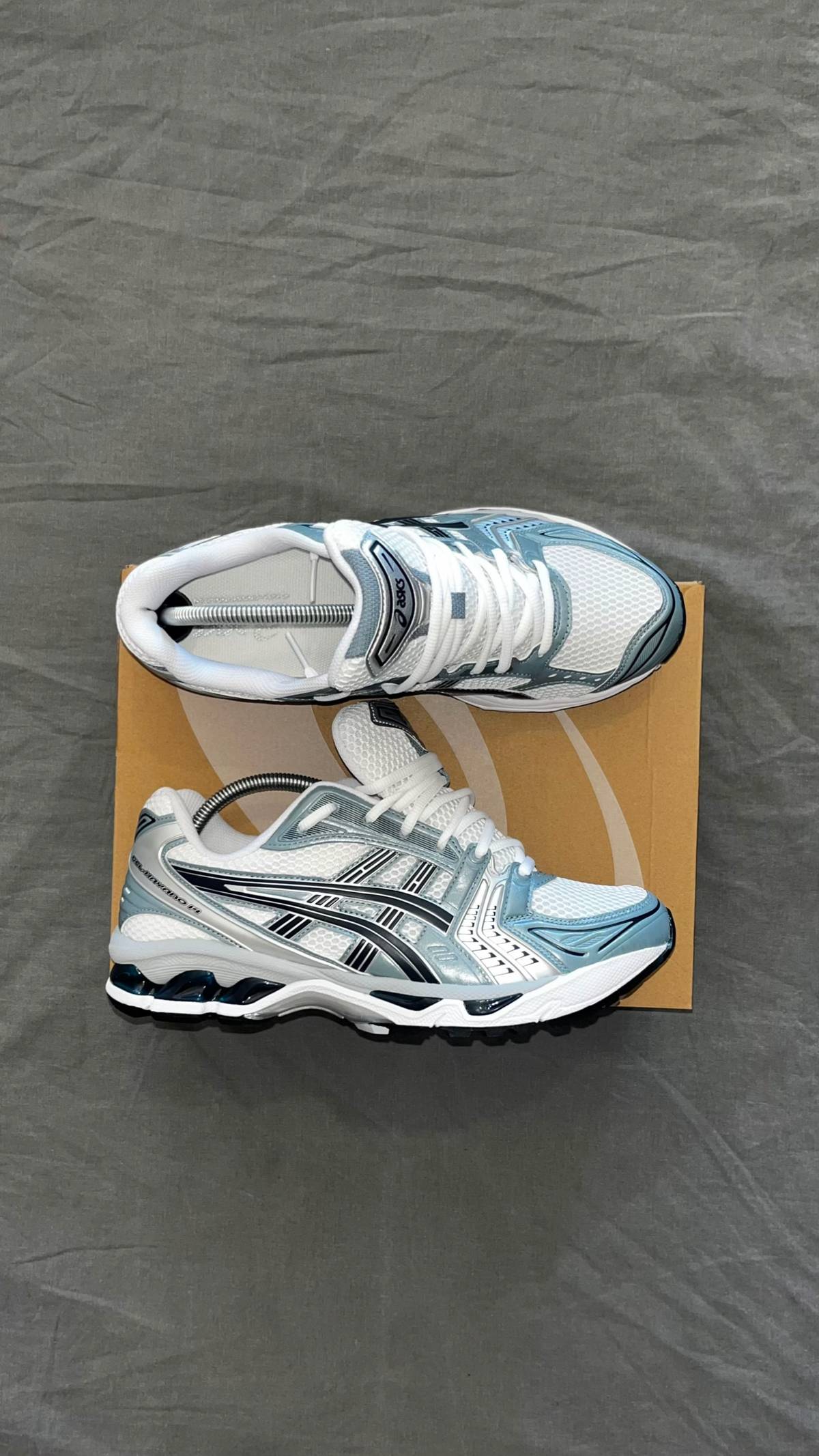 Asics gel kayano 14 White/Fjord Grey