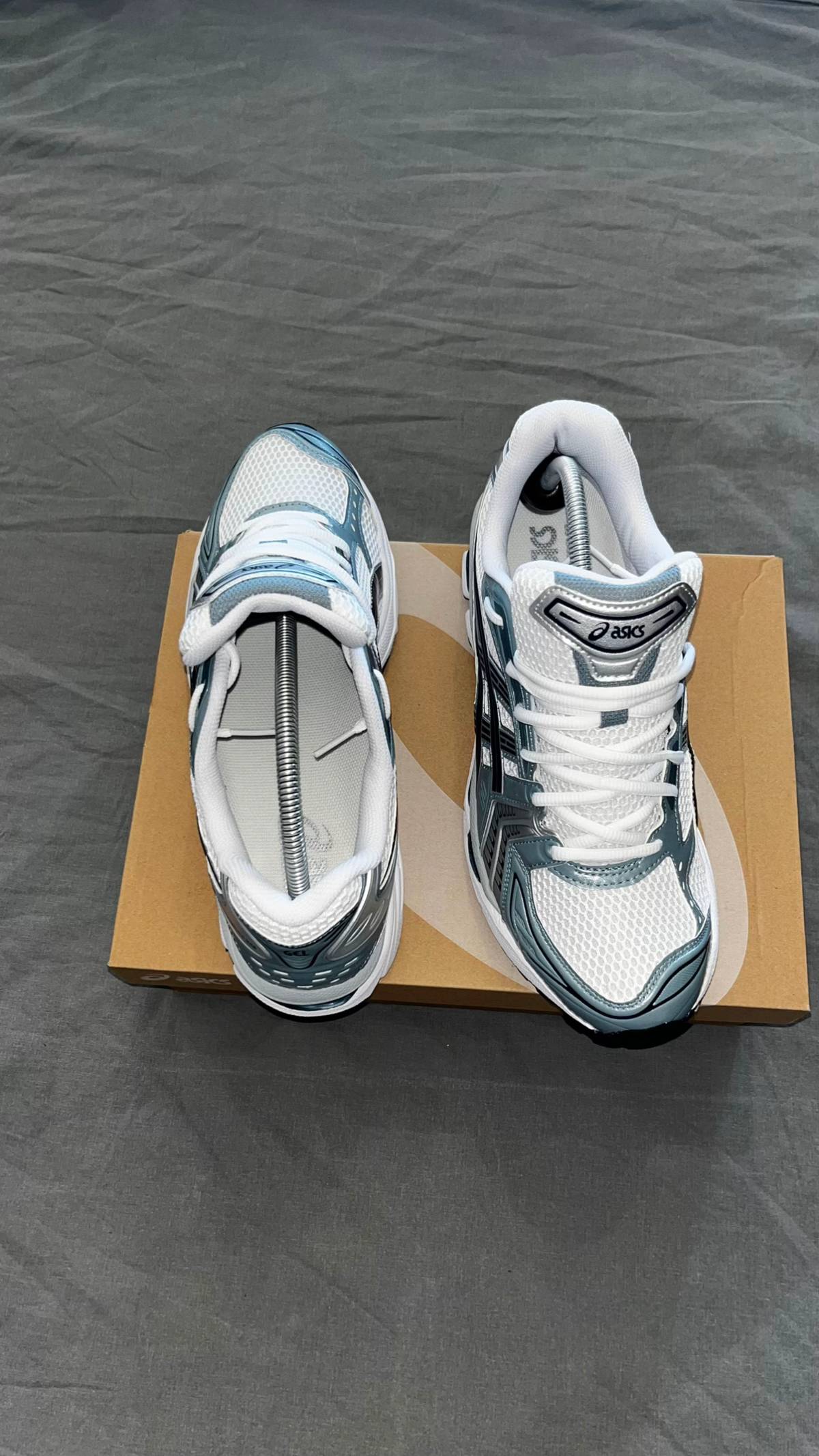 Asics gel kayano 14 White/Fjord Grey